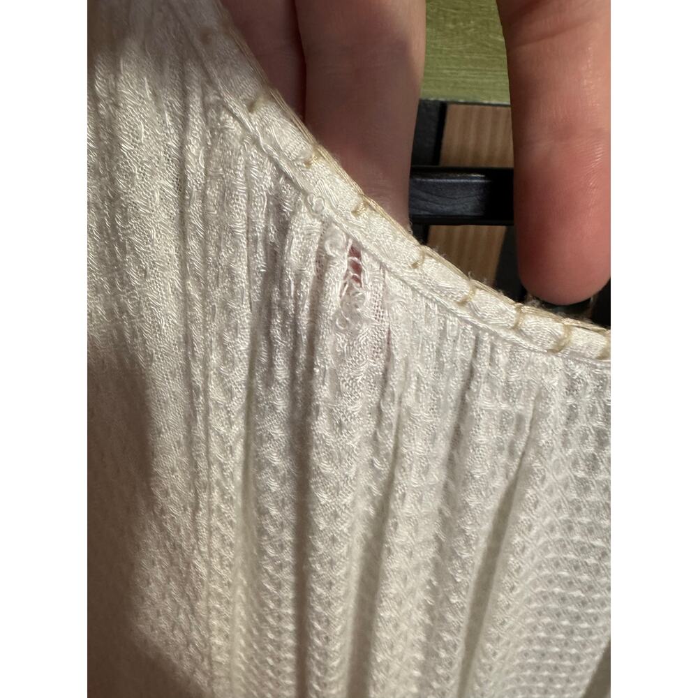 Free People Southwest Lace Maxi Dress Long Sleeve White Size Medium - Picture 15 of 16